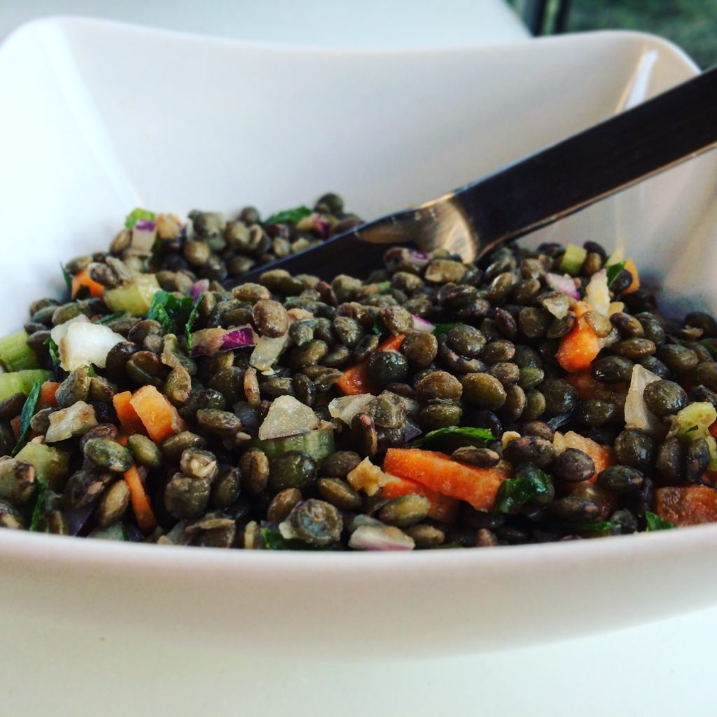 Crunchy Lentil Salad